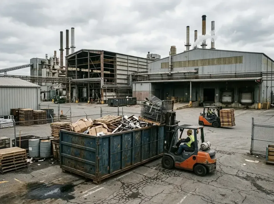 industrial-factory-scrap-conta-003 — frequently asked questions, Cheap Roll-off Dumpster Rentals in Posen, IL